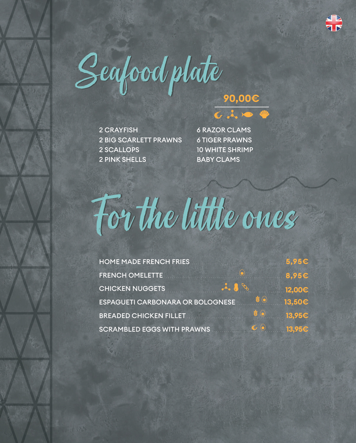 Main menu page 6 — La Caleta Beach Club Torremolinos